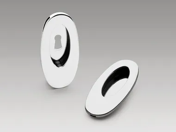 CB 111 / CB 111 CF - Recessed Cromall® door handle with lock by Colombo Design - view 2